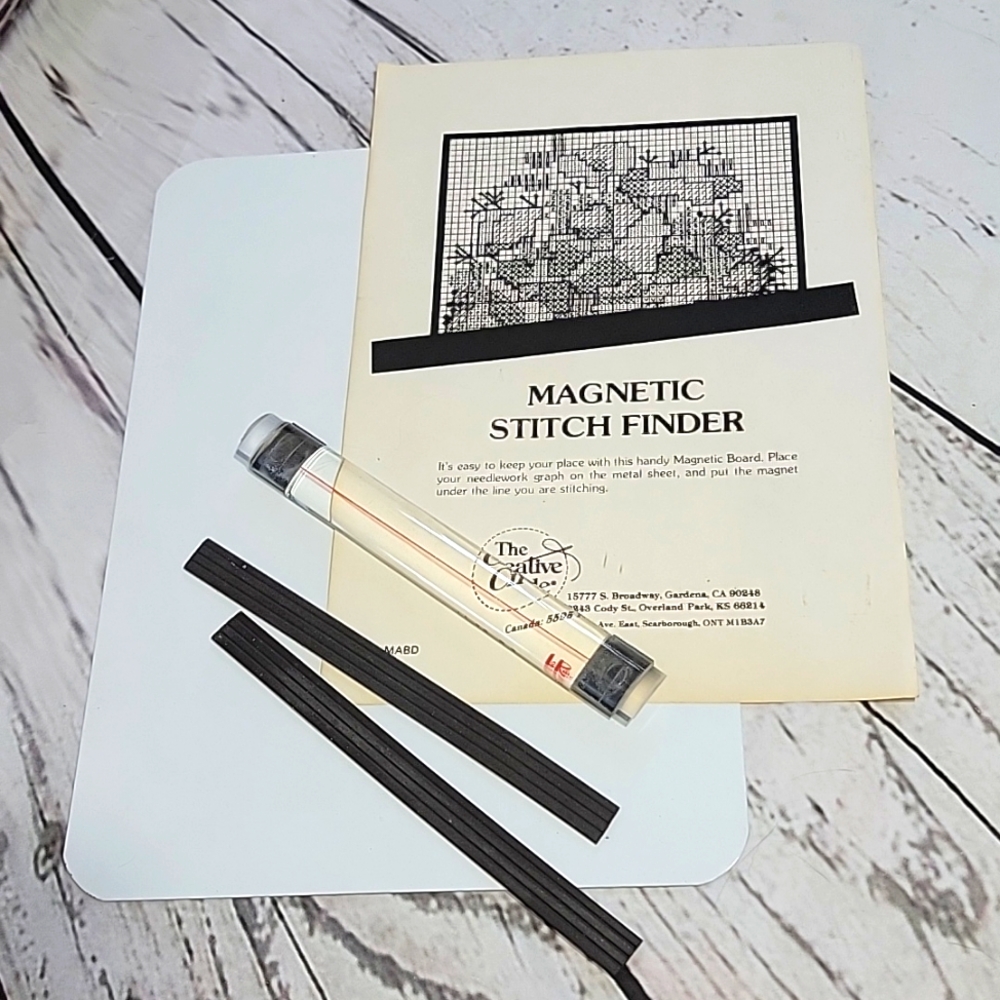 Magnetic Stitch Finder for Needlework